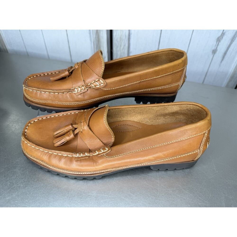 EDDIE BAUER Vintage BROWN Tassle Slip on Loafers Women’s Size 6